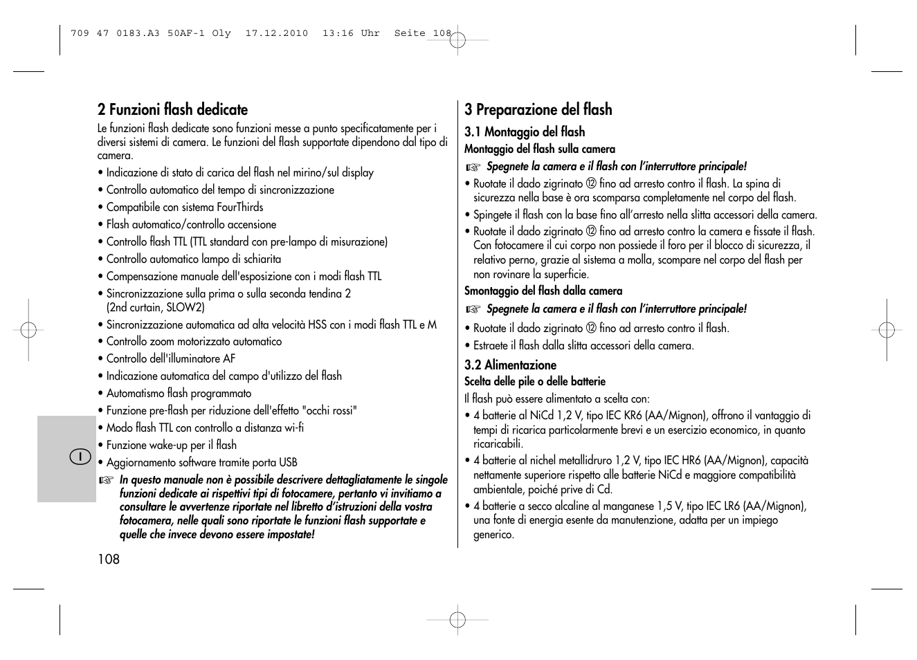 Metz MECABLITZ 50 AF-1 digital Olympus User Manual | Page 108 / 166