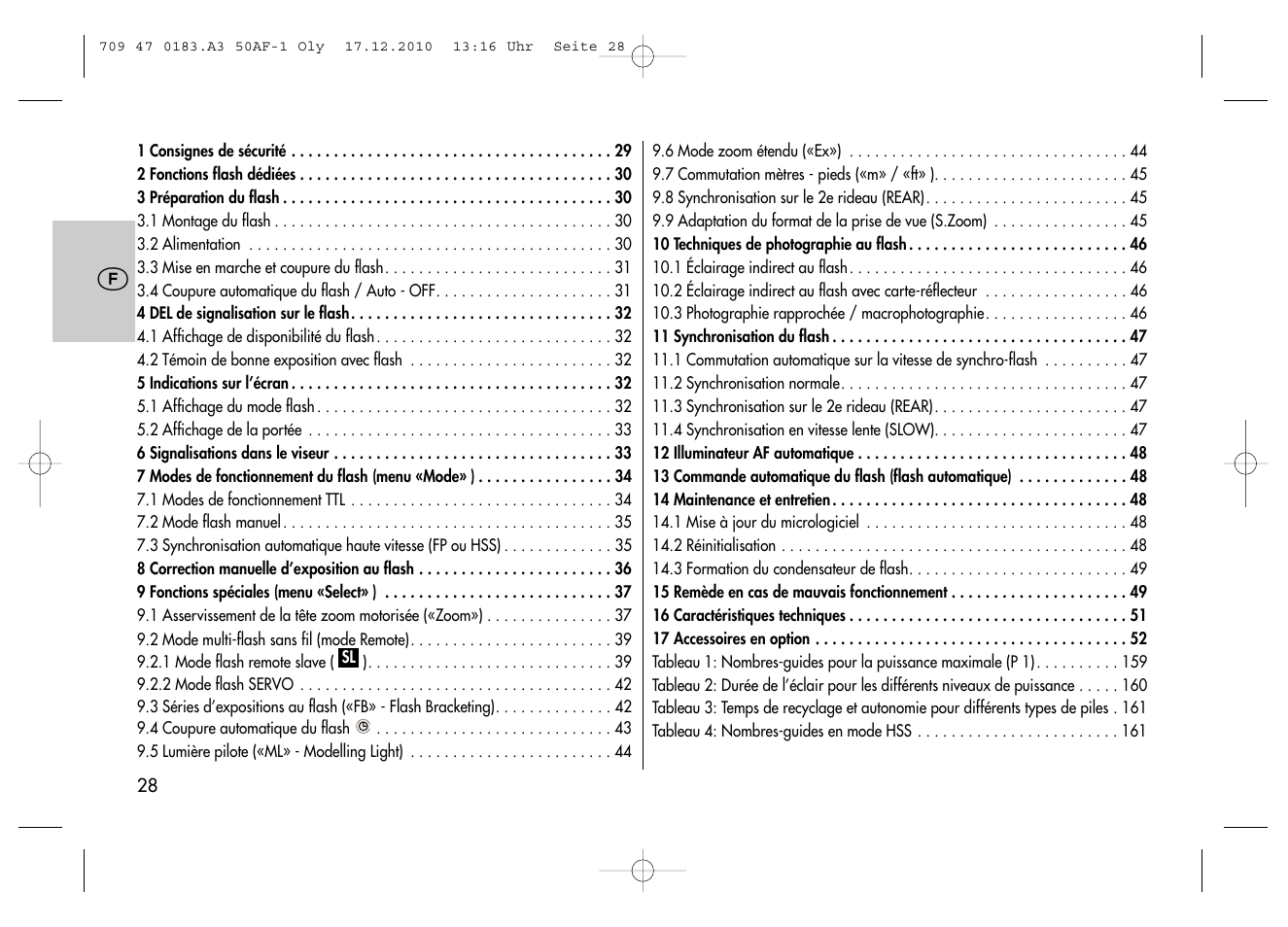 Metz MECABLITZ 50 AF-1 digital Olympus User Manual | Page 28 / 166