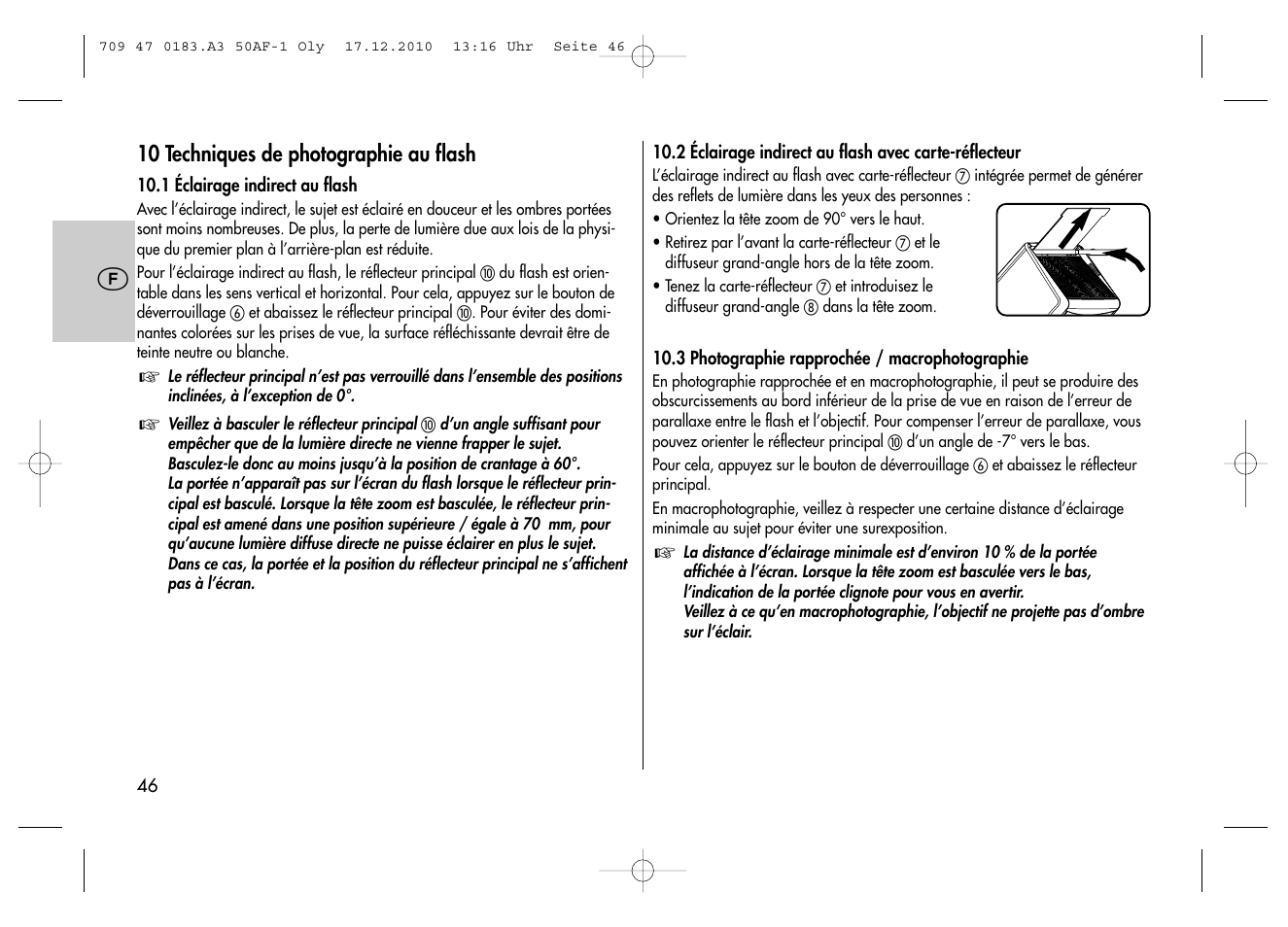 Metz MECABLITZ 50 AF-1 digital Olympus User Manual | Page 46 / 166