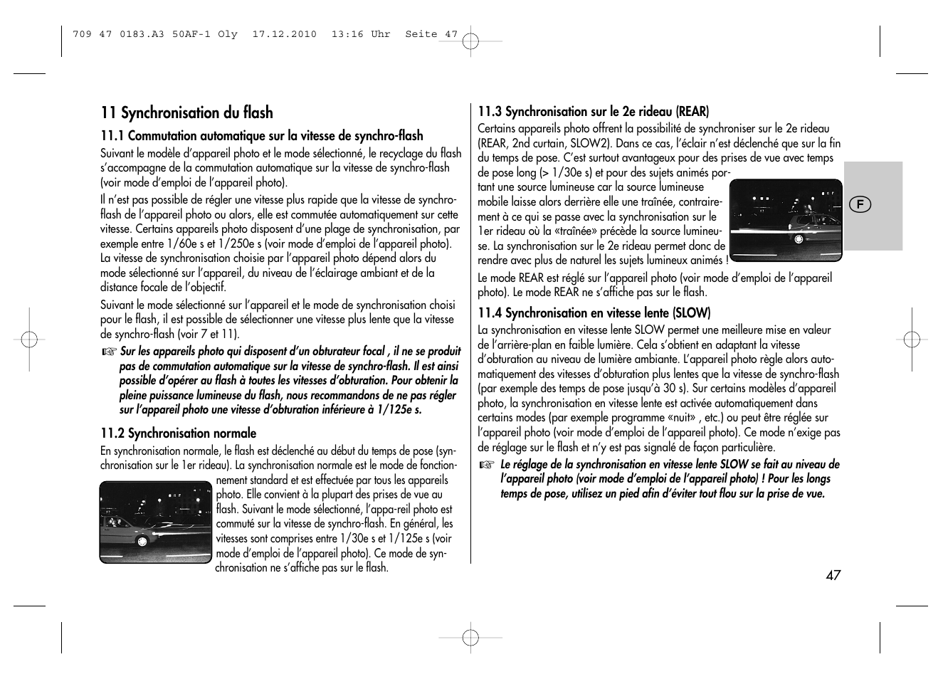 Metz MECABLITZ 50 AF-1 digital Olympus User Manual | Page 47 / 166