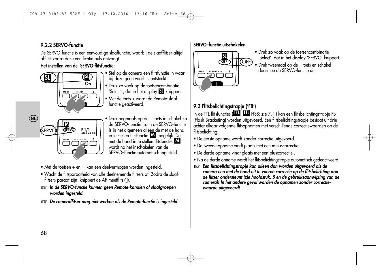 Metz MECABLITZ 50 AF-1 digital Olympus User Manual | Page 68 / 166