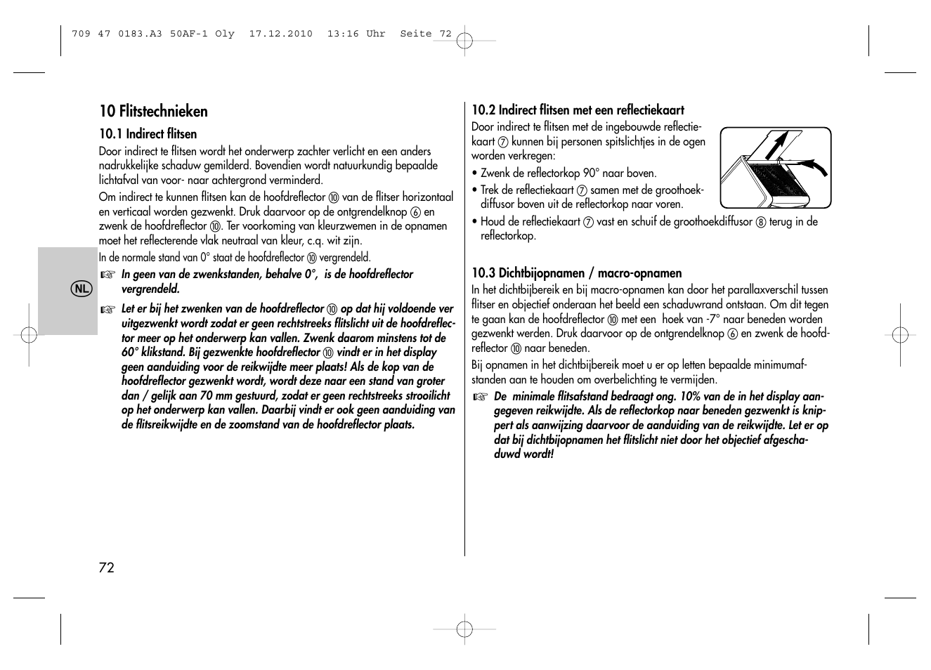 Metz MECABLITZ 50 AF-1 digital Olympus User Manual | Page 72 / 166