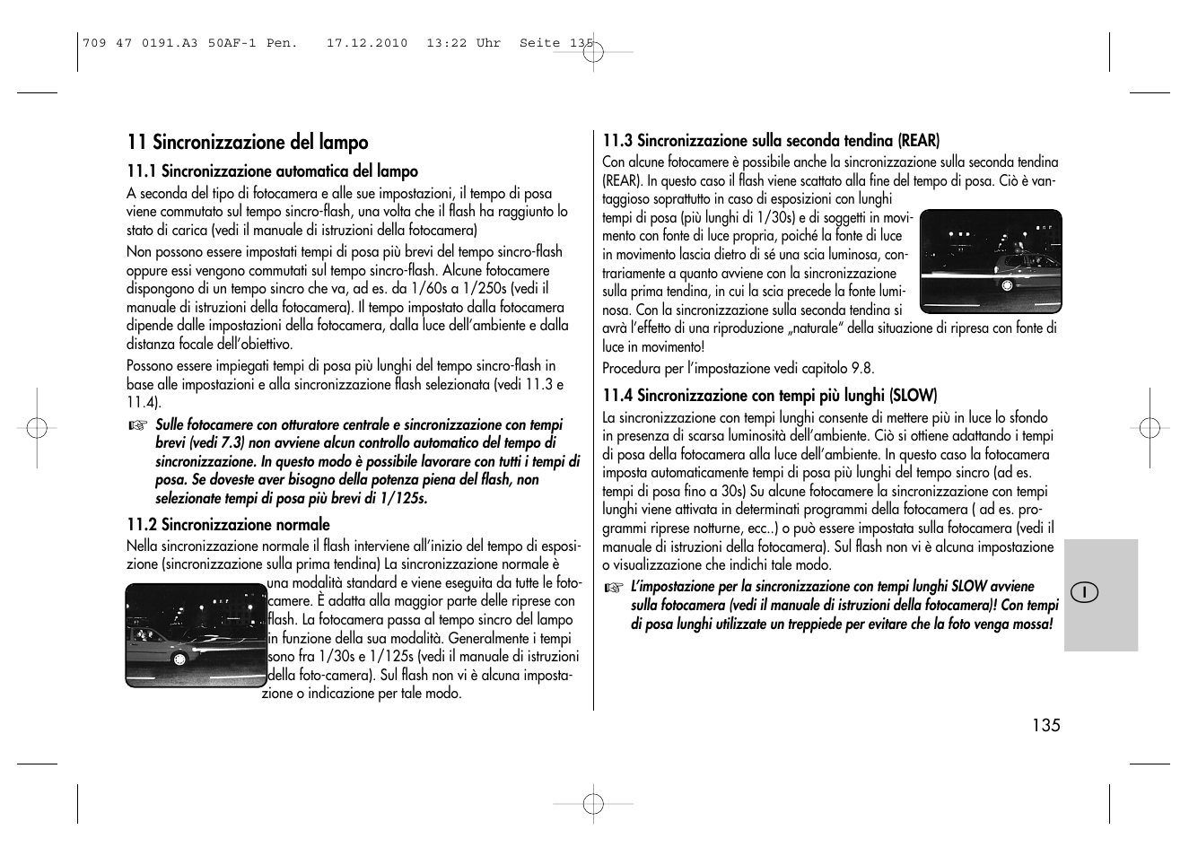 Metz MECABLITZ 50 AF-1 digital Pentax User Manual | Page 135 / 182