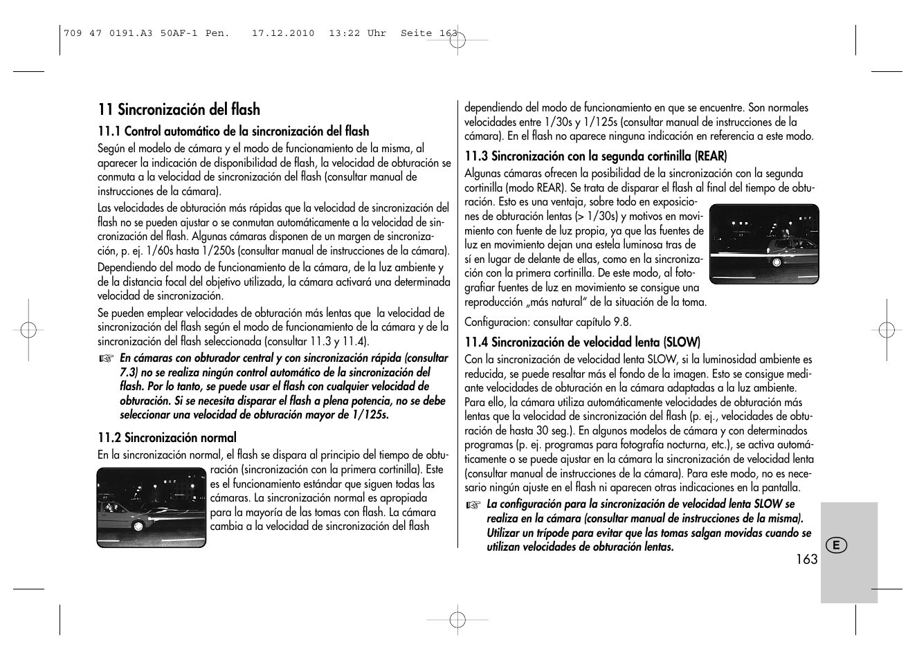 Metz MECABLITZ 50 AF-1 digital Pentax User Manual | Page 163 / 182