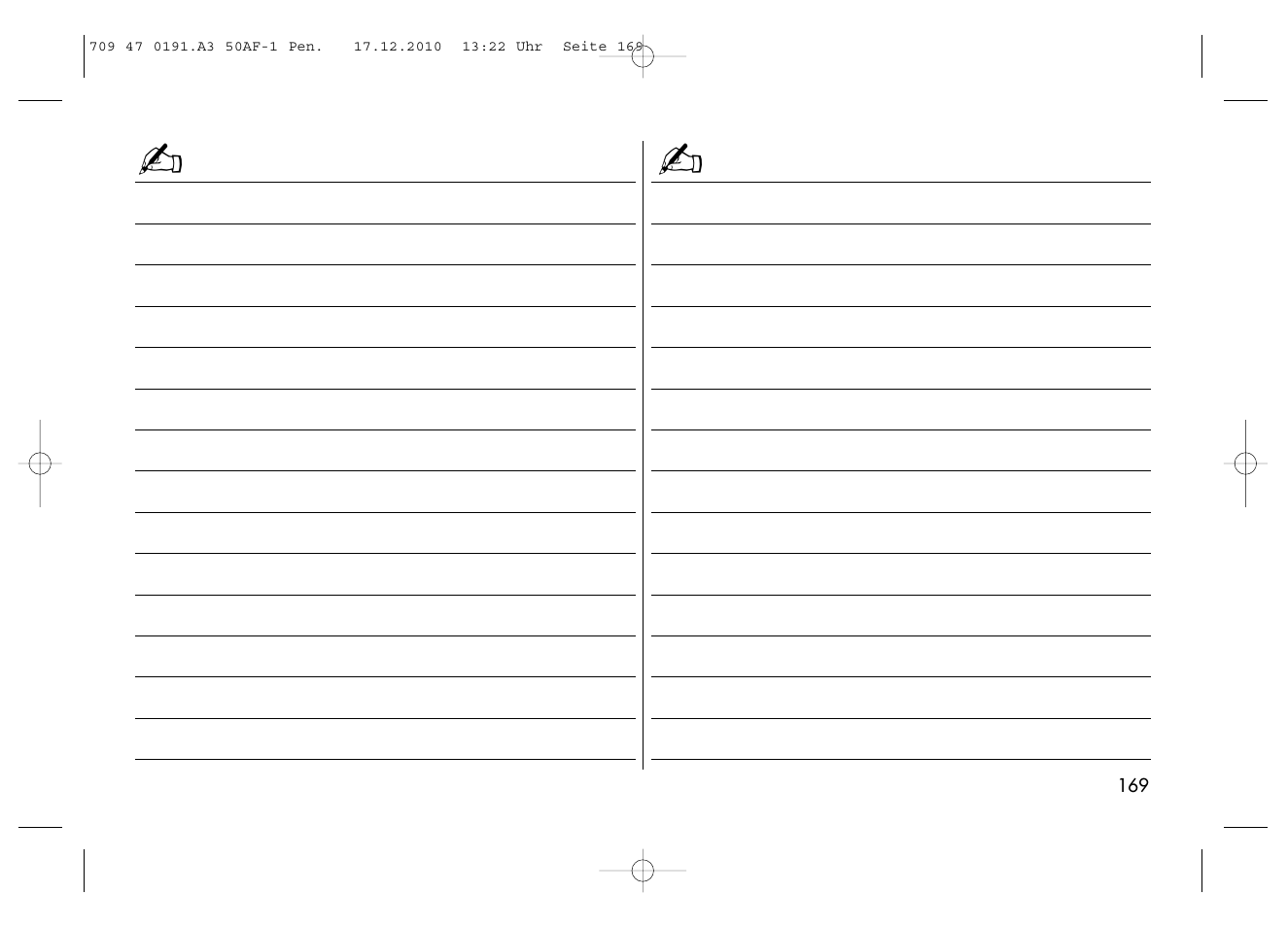 Metz MECABLITZ 50 AF-1 digital Pentax User Manual | Page 169 / 182