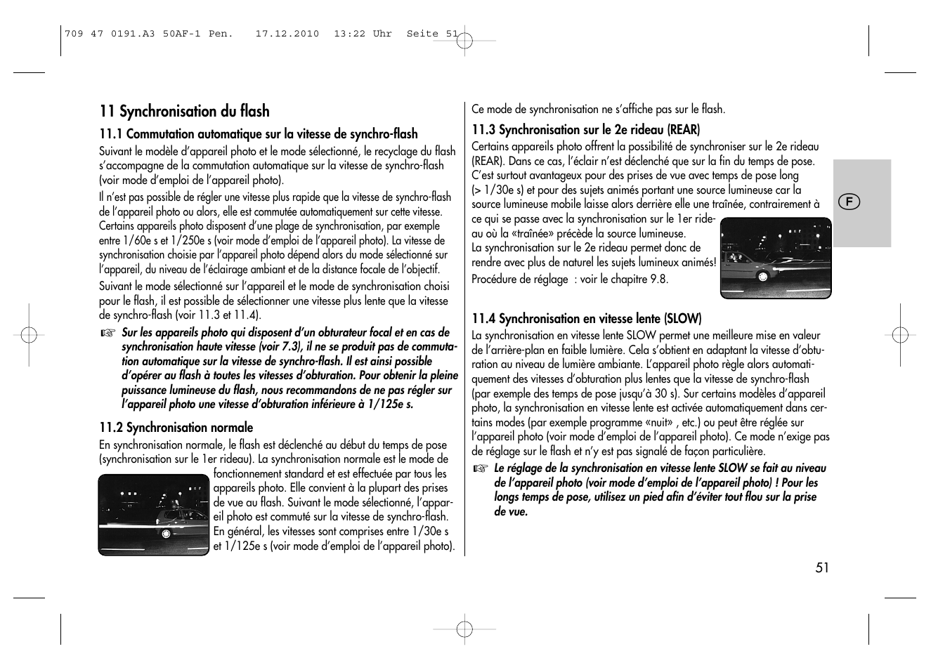 Metz MECABLITZ 50 AF-1 digital Pentax User Manual | Page 51 / 182