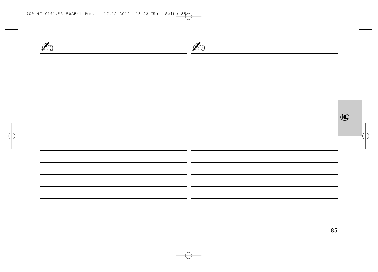 Metz MECABLITZ 50 AF-1 digital Pentax User Manual | Page 85 / 182