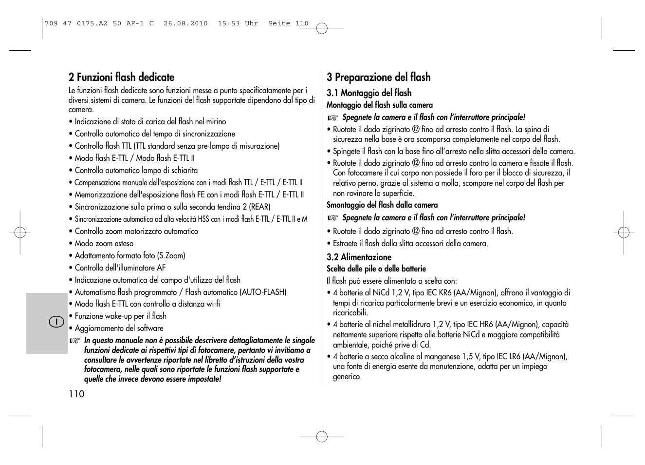 Metz MECABLITZ 50 AF-1 digital Canon User Manual | Page 110 / 174