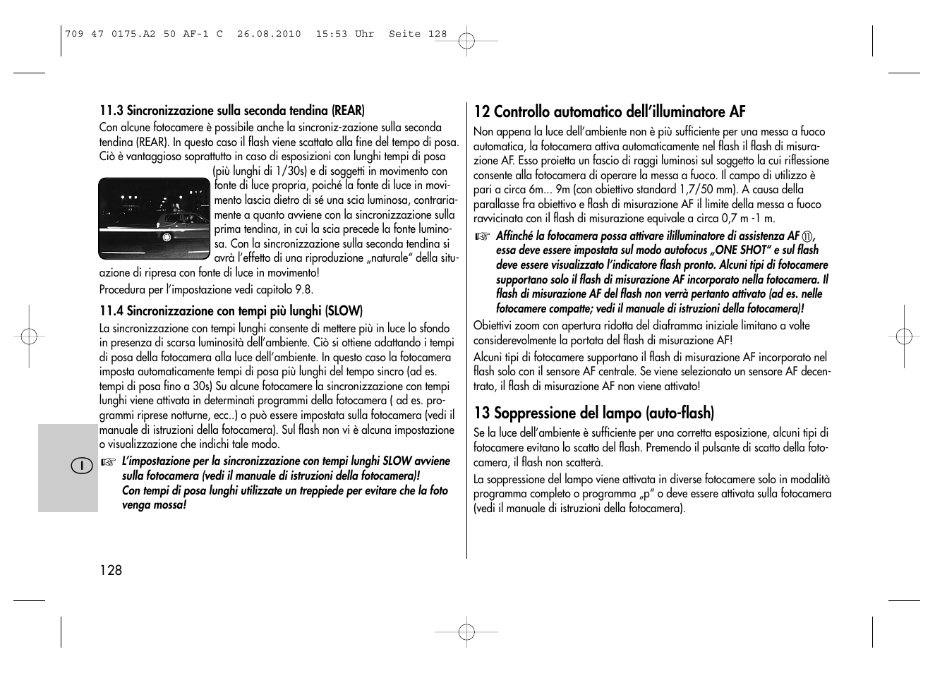 Metz MECABLITZ 50 AF-1 digital Canon User Manual | Page 128 / 174