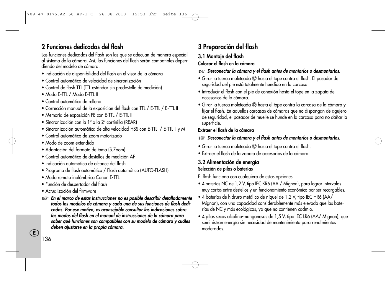 Metz MECABLITZ 50 AF-1 digital Canon User Manual | Page 136 / 174