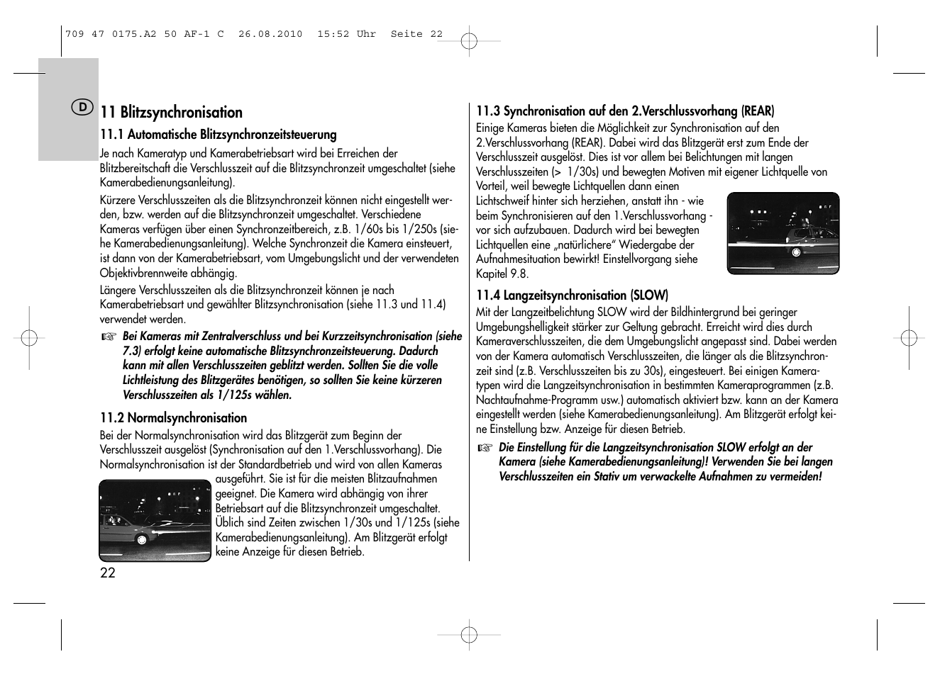 Metz MECABLITZ 50 AF-1 digital Canon User Manual | Page 22 / 174