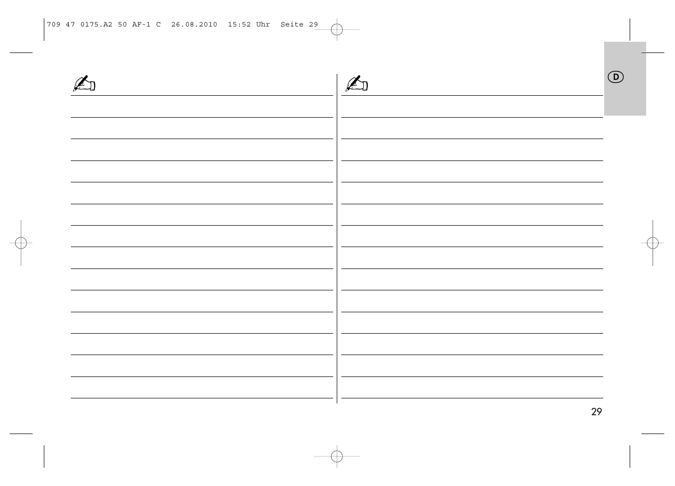Metz MECABLITZ 50 AF-1 digital Canon User Manual | Page 29 / 174