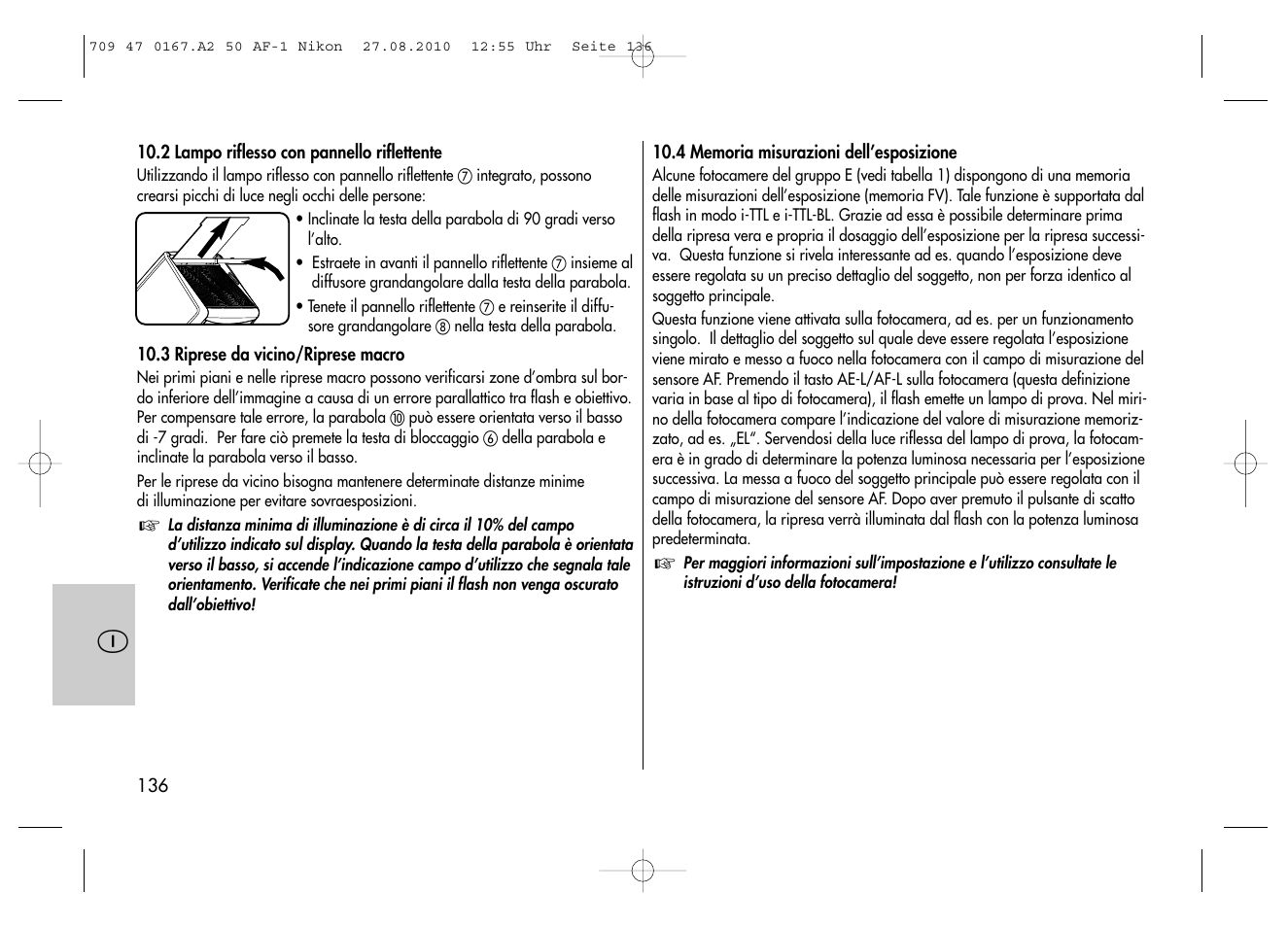 Metz MECABLITZ 50 AF-1 digital Nikon User Manual | Page 136 / 182