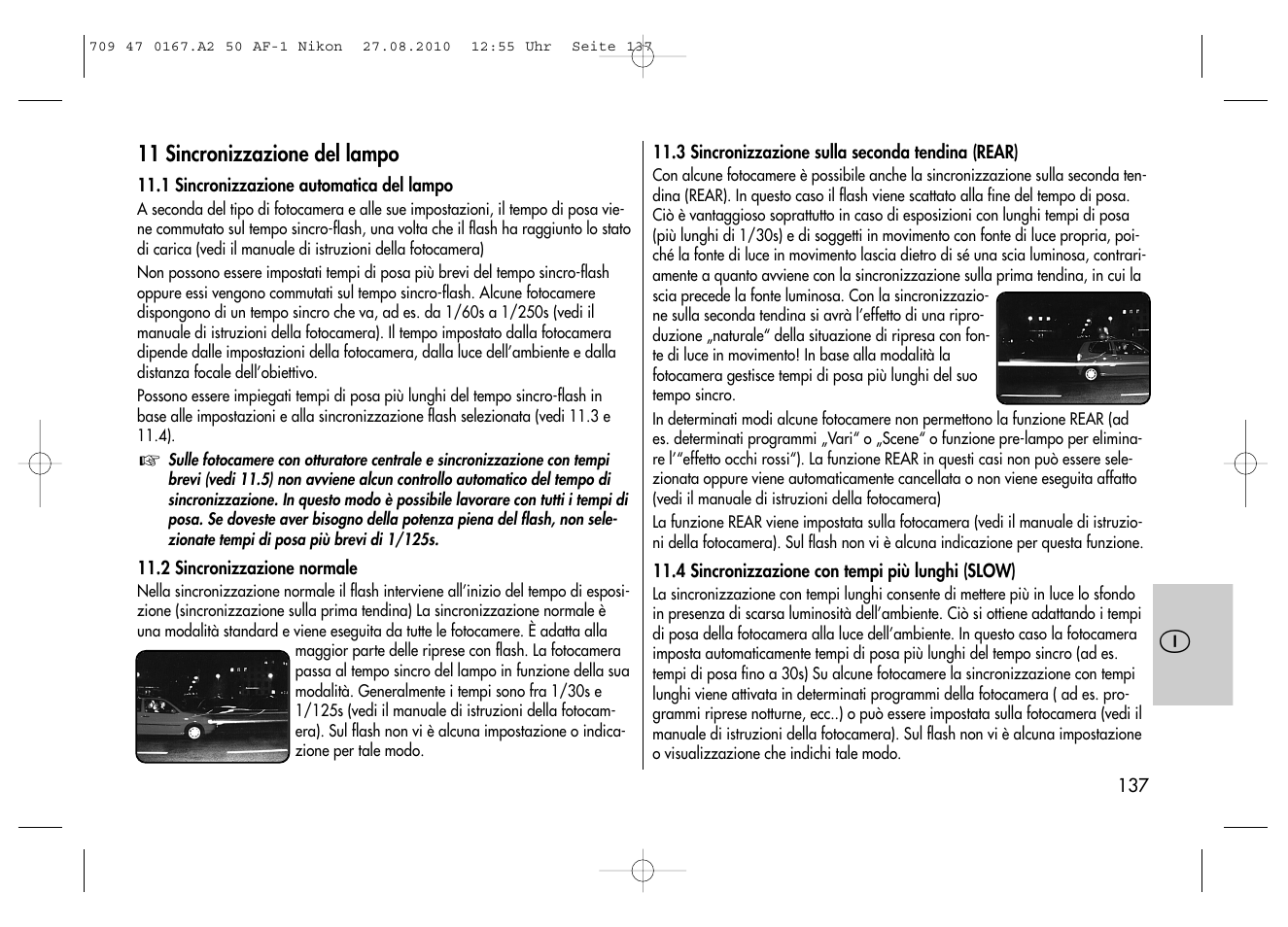 Metz MECABLITZ 50 AF-1 digital Nikon User Manual | Page 137 / 182
