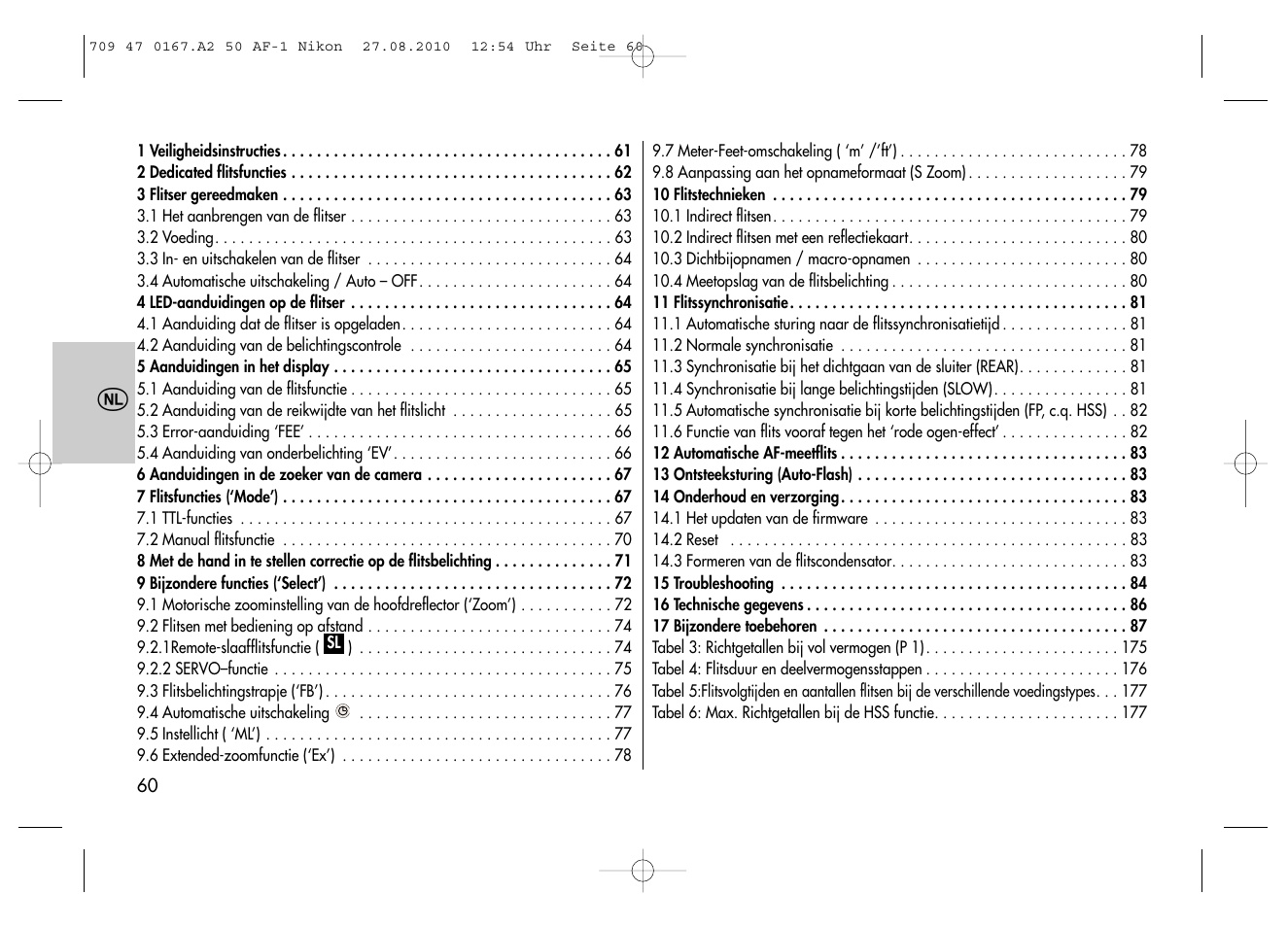 Metz MECABLITZ 50 AF-1 digital Nikon User Manual | Page 60 / 182
