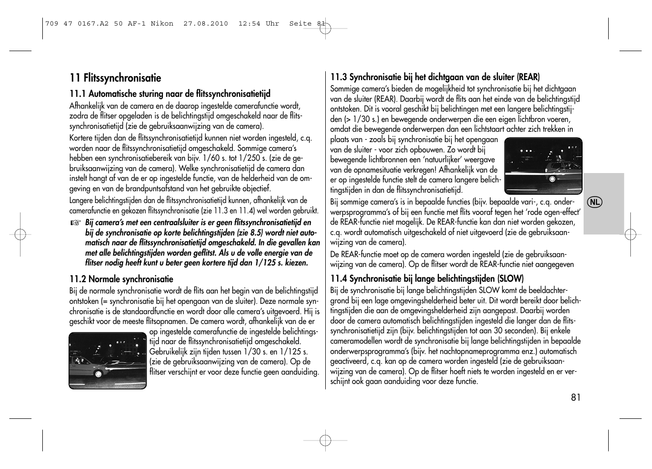 Metz MECABLITZ 50 AF-1 digital Nikon User Manual | Page 81 / 182
