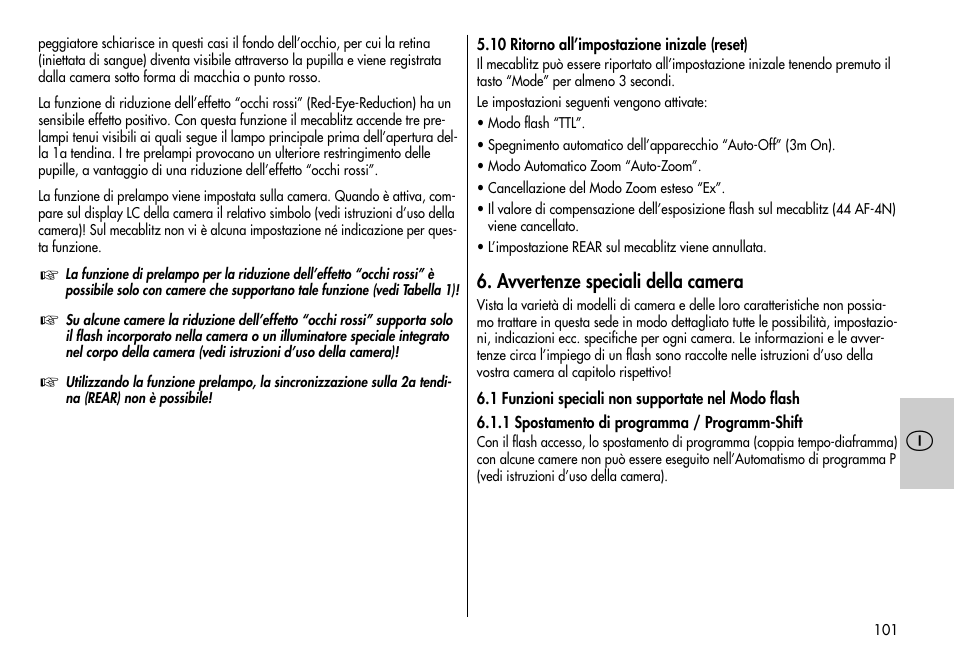 Metz MECABLITZ 44 AF-3/4 Nikon User Manual | Page 101 / 132