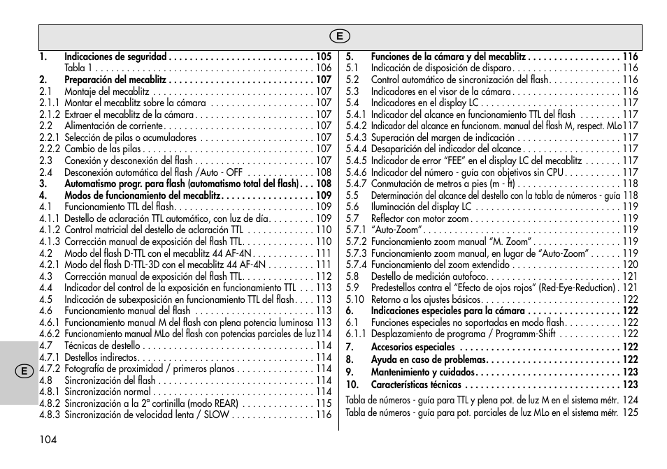 Metz MECABLITZ 44 AF-3/4 Nikon User Manual | Page 104 / 132