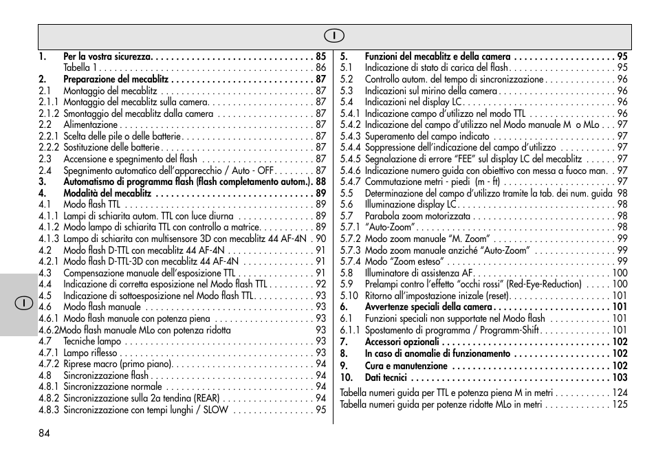 Metz MECABLITZ 44 AF-3/4 Nikon User Manual | Page 84 / 132