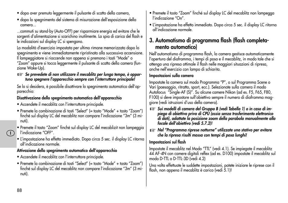 Metz MECABLITZ 44 AF-3/4 Nikon User Manual | Page 88 / 132