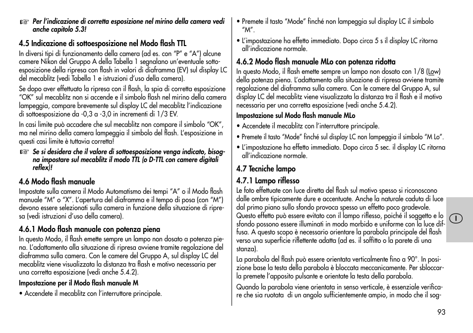 Metz MECABLITZ 44 AF-3/4 Nikon User Manual | Page 93 / 132