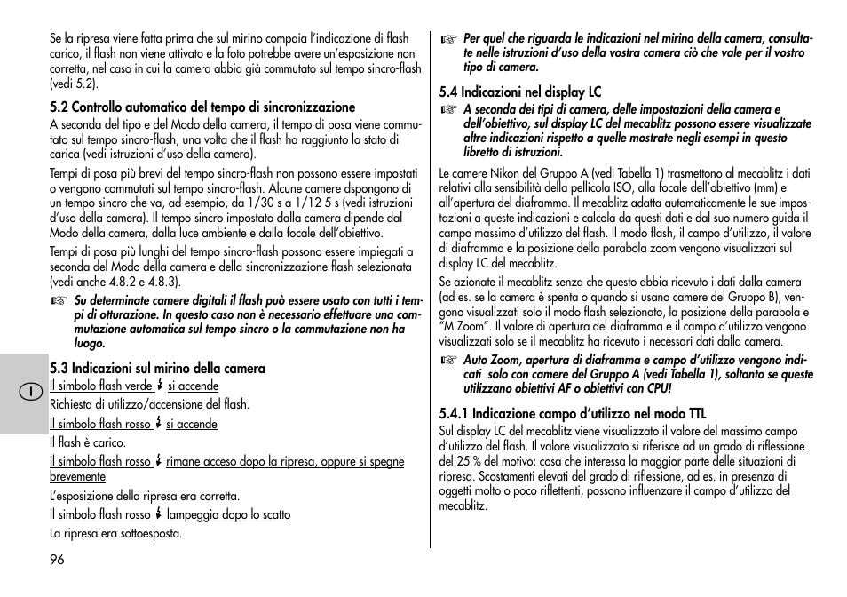 Metz MECABLITZ 44 AF-3/4 Nikon User Manual | Page 96 / 132
