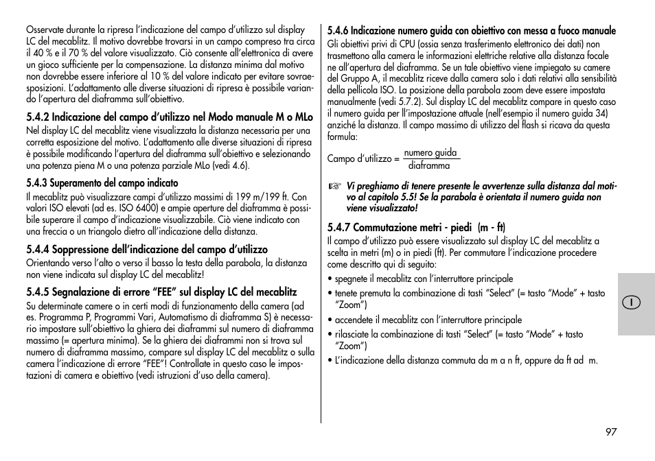 Metz MECABLITZ 44 AF-3/4 Nikon User Manual | Page 97 / 132