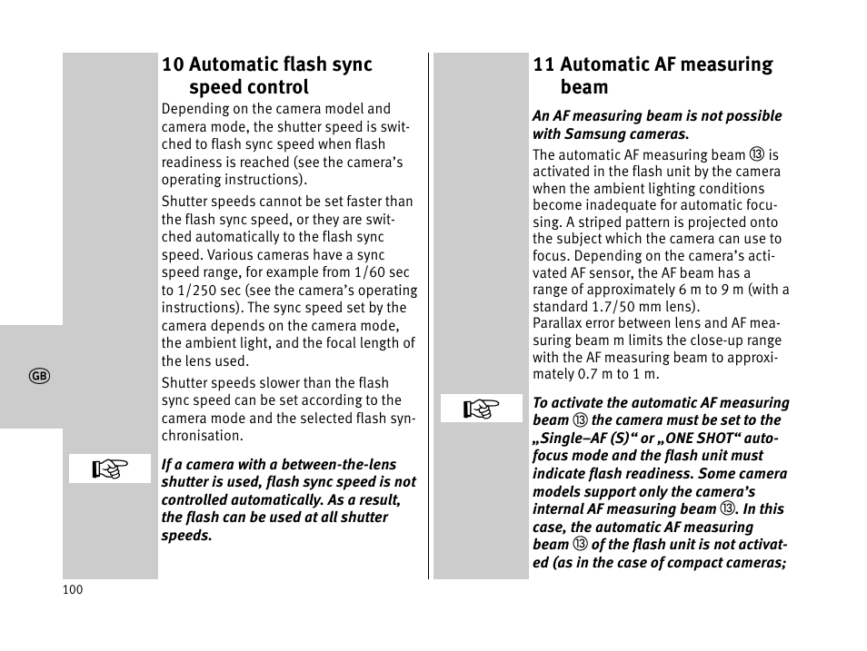 Metz MECABLITZ 44 AF-1 digital User Manual | Page 100 / 166