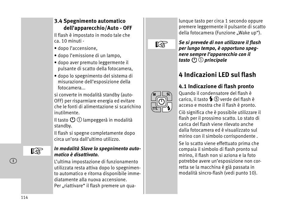 Metz MECABLITZ 44 AF-1 digital User Manual | Page 114 / 166