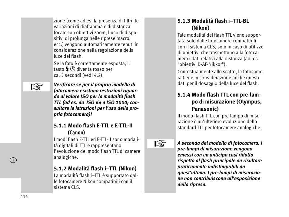 Metz MECABLITZ 44 AF-1 digital User Manual | Page 116 / 166