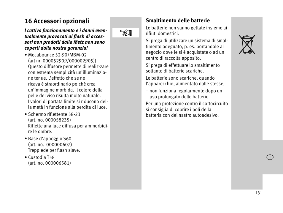 Metz MECABLITZ 44 AF-1 digital User Manual | Page 131 / 166