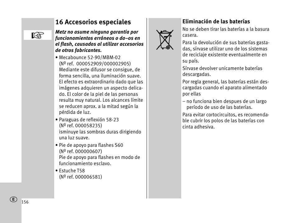 Metz MECABLITZ 44 AF-1 digital User Manual | Page 156 / 166