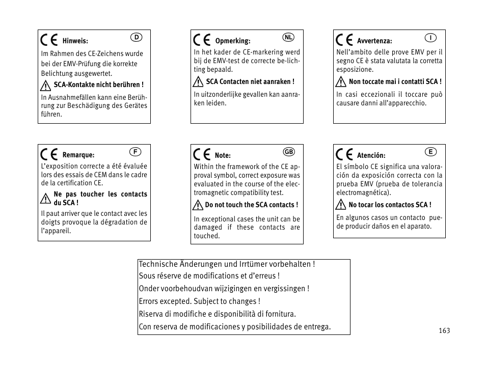 Metz MECABLITZ 44 AF-1 digital User Manual | Page 163 / 166