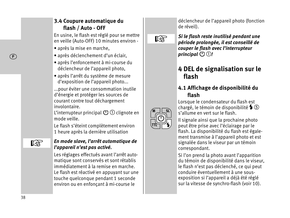 Metz MECABLITZ 44 AF-1 digital User Manual | Page 38 / 166