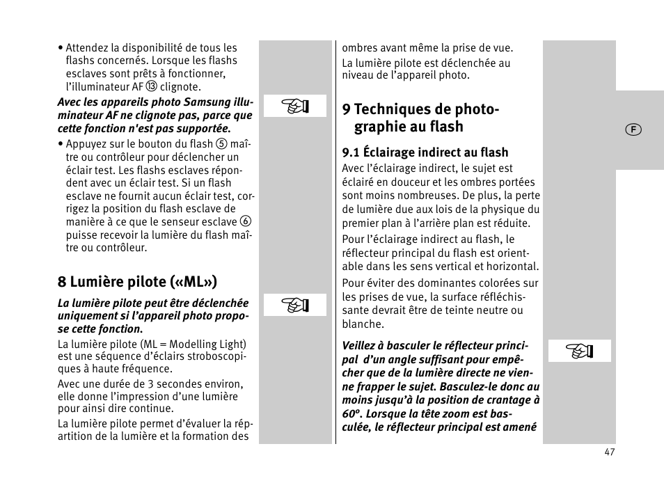 Metz MECABLITZ 44 AF-1 digital User Manual | Page 47 / 166