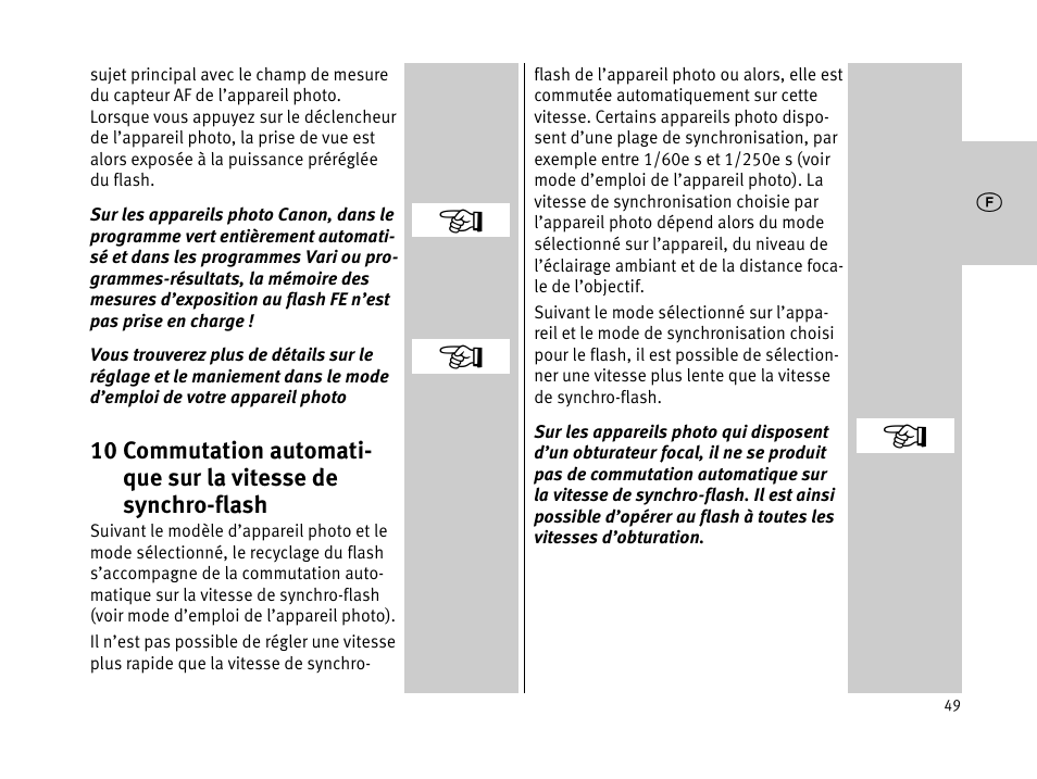 Metz MECABLITZ 44 AF-1 digital User Manual | Page 49 / 166