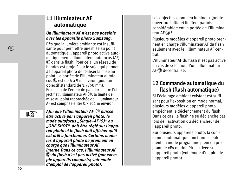 Metz MECABLITZ 44 AF-1 digital User Manual | Page 50 / 166