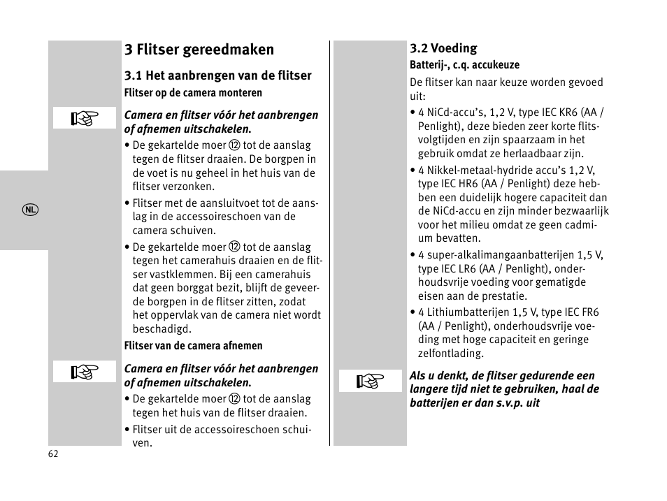 Metz MECABLITZ 44 AF-1 digital User Manual | Page 62 / 166