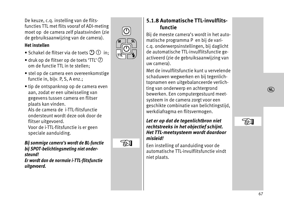 Metz MECABLITZ 44 AF-1 digital User Manual | Page 67 / 166