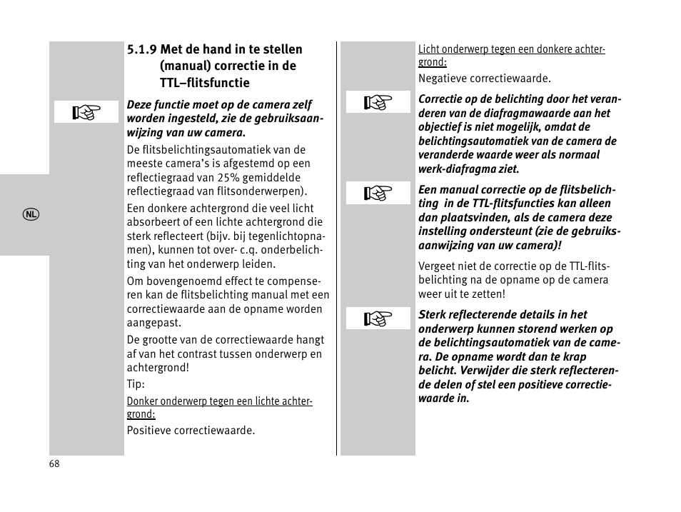 Metz MECABLITZ 44 AF-1 digital User Manual | Page 68 / 166