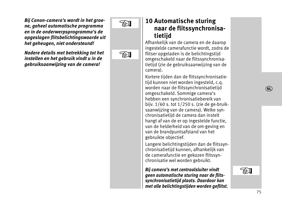 Metz MECABLITZ 44 AF-1 digital User Manual | Page 75 / 166