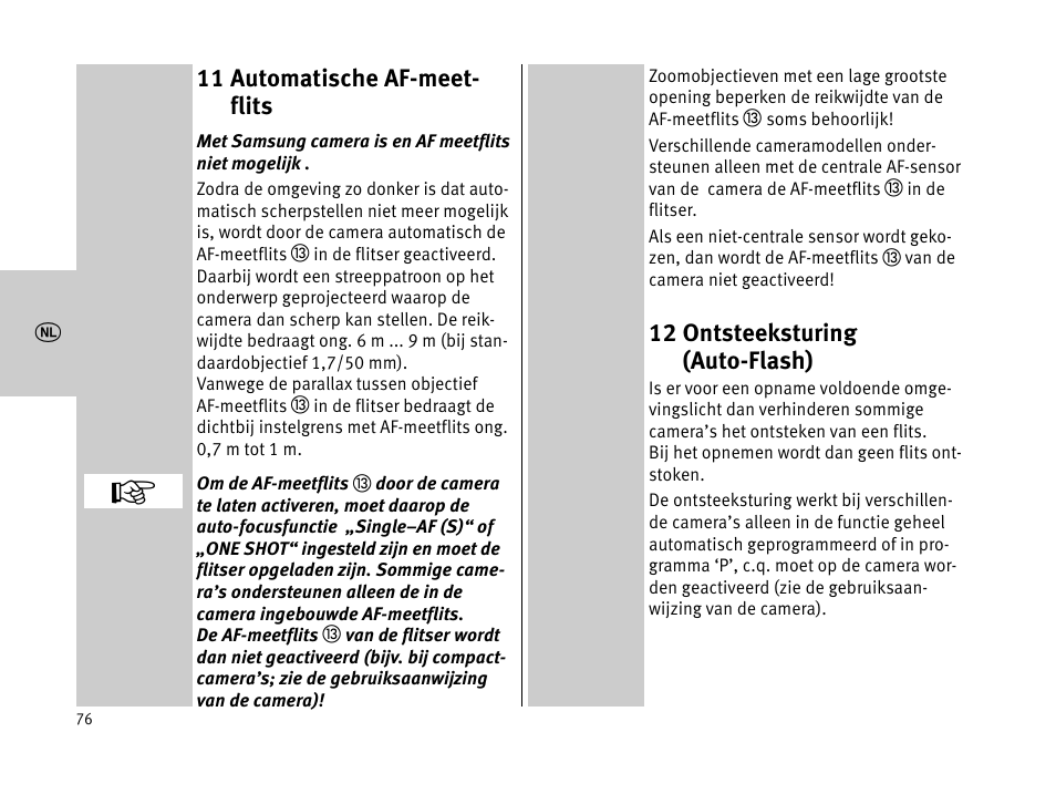 Metz MECABLITZ 44 AF-1 digital User Manual | Page 76 / 166