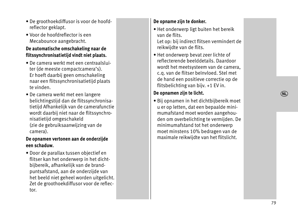 Metz MECABLITZ 44 AF-1 digital User Manual | Page 79 / 166