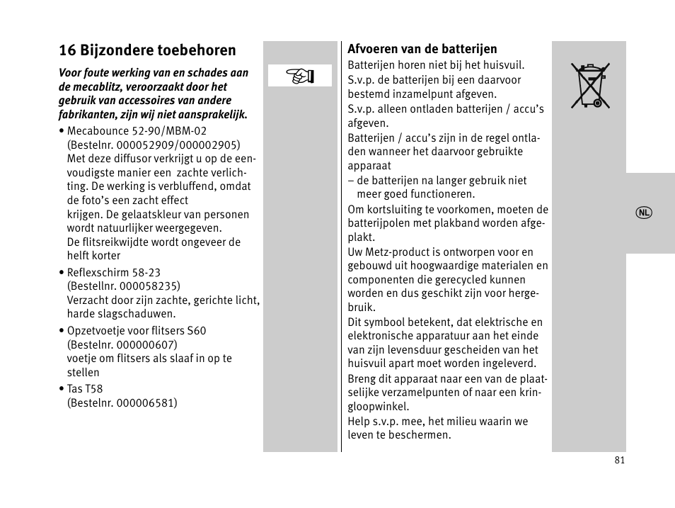 Metz MECABLITZ 44 AF-1 digital User Manual | Page 81 / 166