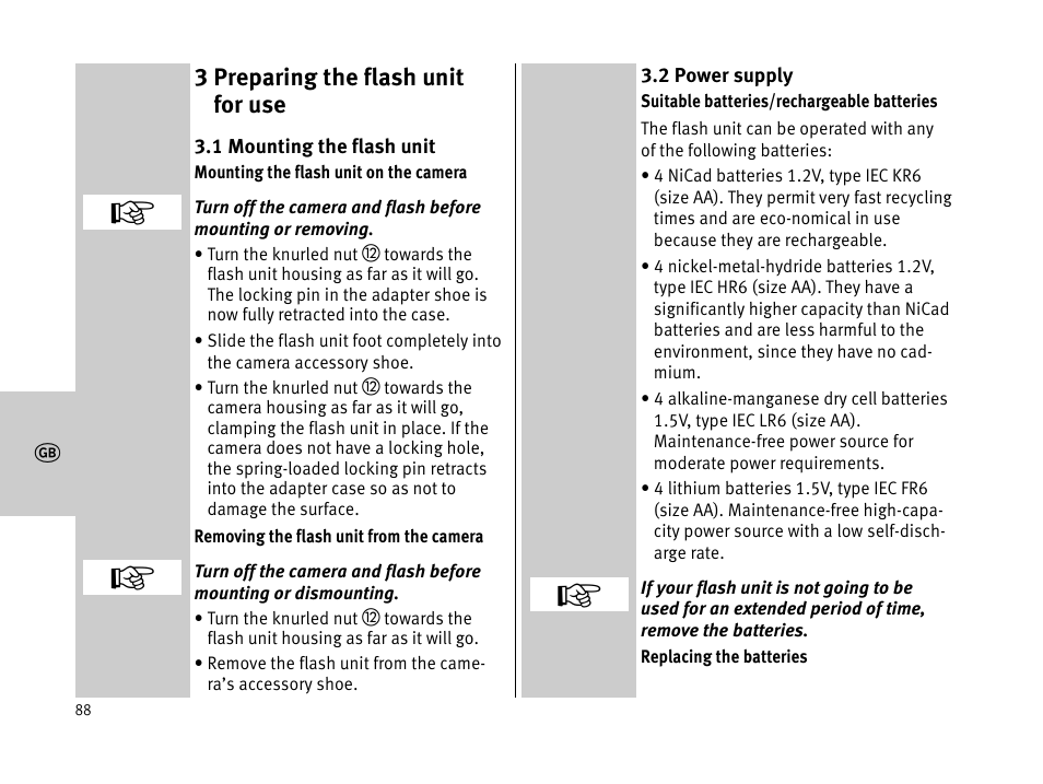 Metz MECABLITZ 44 AF-1 digital User Manual | Page 88 / 166