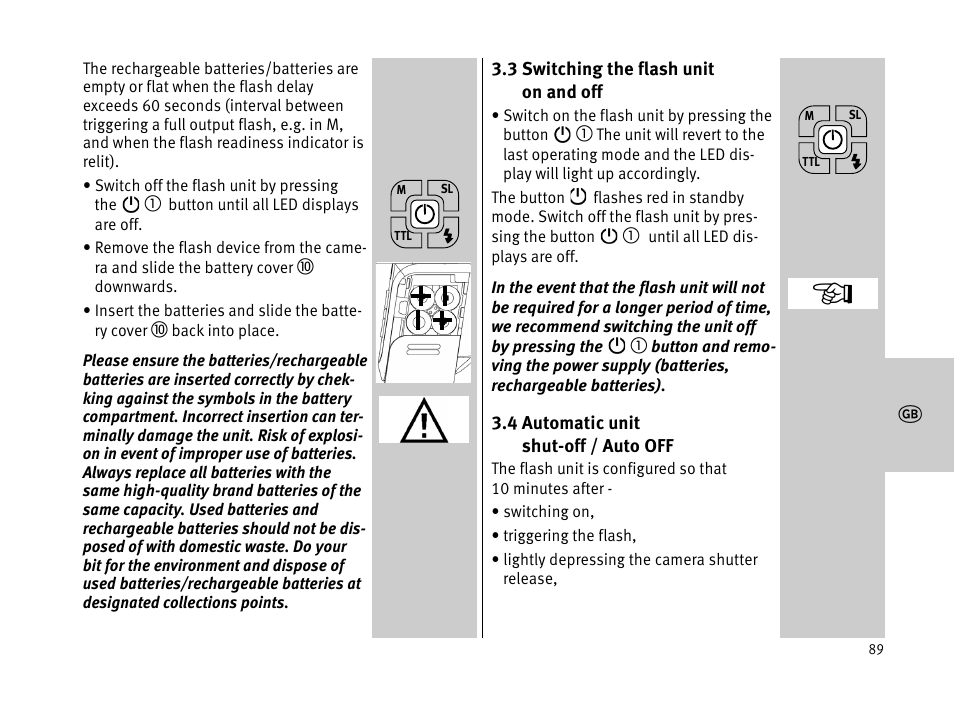 Metz MECABLITZ 44 AF-1 digital User Manual | Page 89 / 166