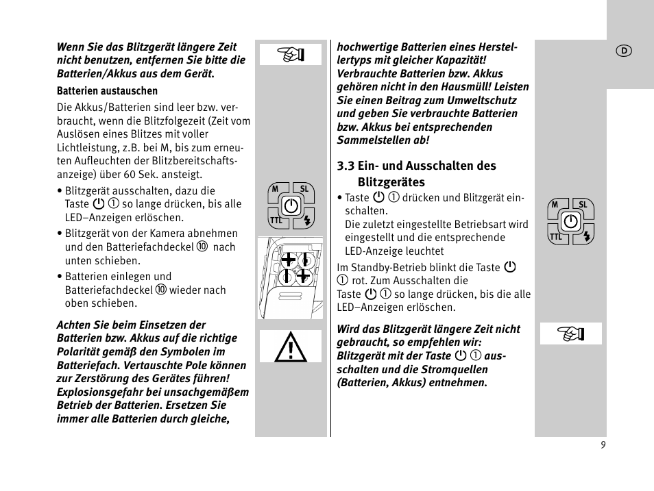 Metz MECABLITZ 44 AF-1 digital User Manual | Page 9 / 166