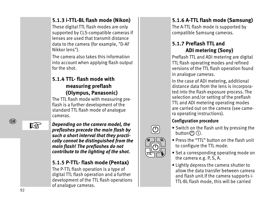 Metz MECABLITZ 44 AF-1 digital User Manual | Page 92 / 166