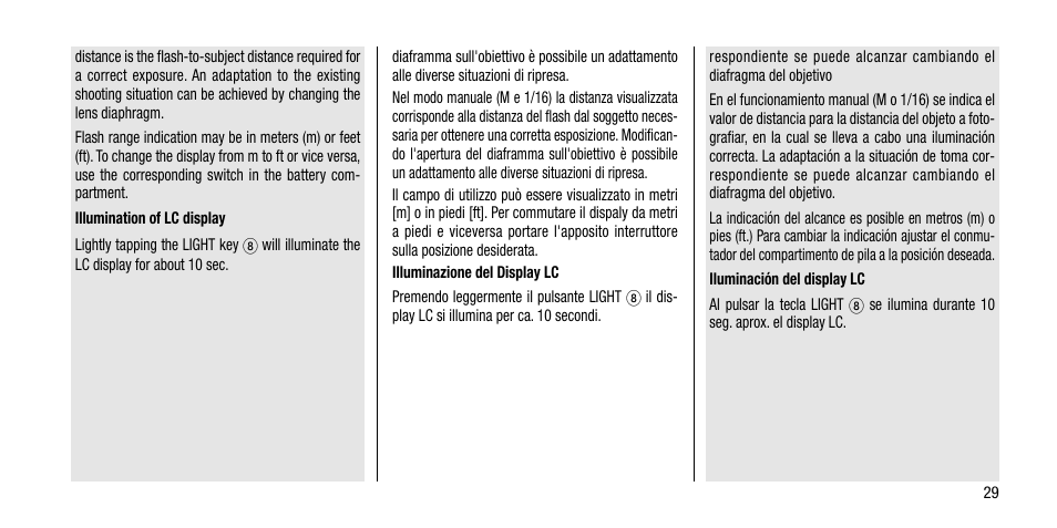 Metz MECABLITZ 40 AF-4 Minolta User Manual | Page 29 / 78