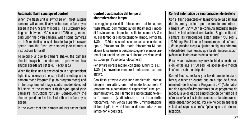 Metz MECABLITZ 40 AF-4 Minolta User Manual | Page 37 / 78